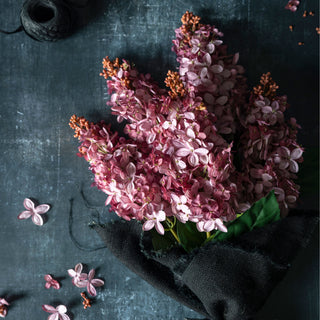 32" Cone Hydrangea Stem - Sunset