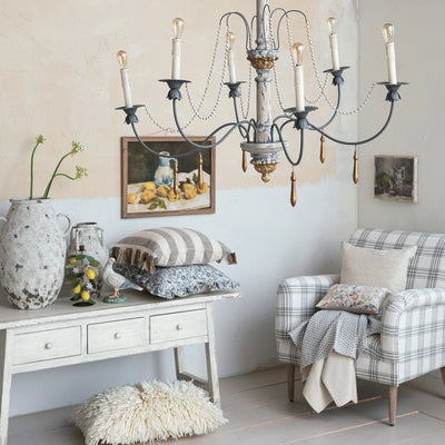 White Distressed Reclaimed Wood Console Table