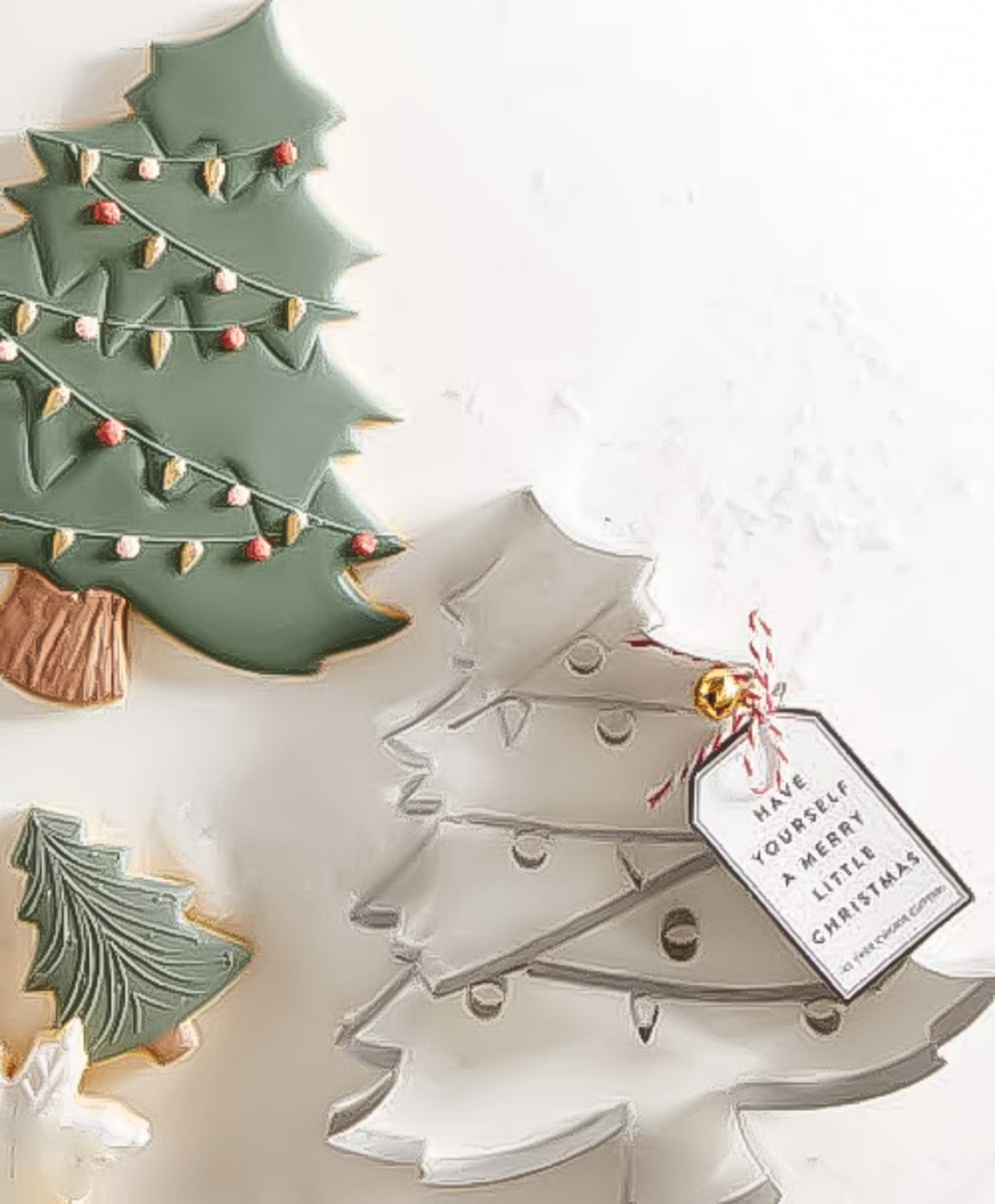 Large Christmas Tree with Ornaments Cookie Cutter