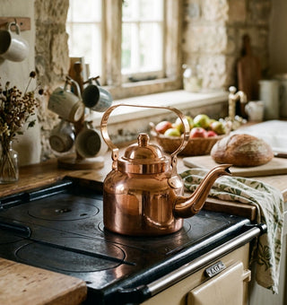 Franconia Pure Copper Tea Kettle - Choose Size