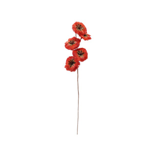 31.5" Coral Feather Flower Stem