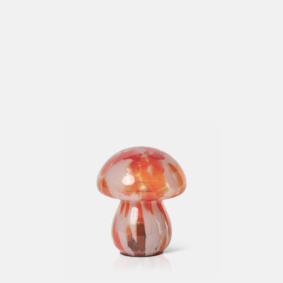 Abigail Ahern LED Glass Mushroom Light - Coral