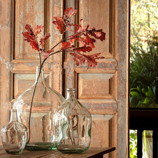 41" Coral Oak Leaf Stem