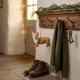 3.75" Corgi Ornament