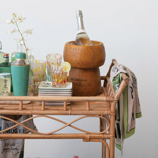 Vintage Reproduction Cork Shaped Ice Bucket