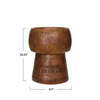 Vintage Reproduction Cork Shaped Ice Bucket