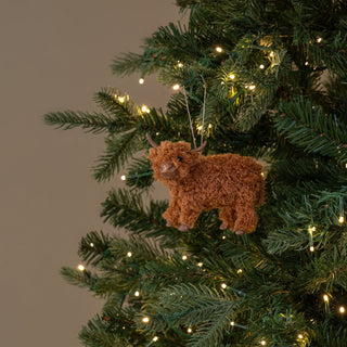 4" Standing Highland Cow Ornament