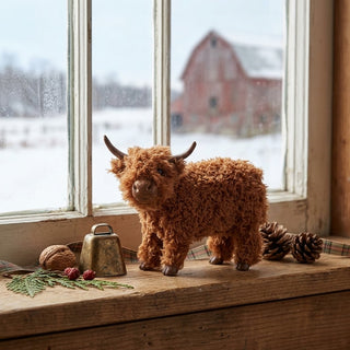 4" Standing Highland Cow Ornament