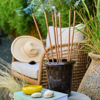 20" All Natural Handmade Citronella & Lemongrass Scented Outdoor Incense Sticks
