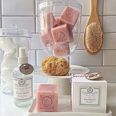 The Farmhouse Luxury Cube Soap Pink Hibiscus