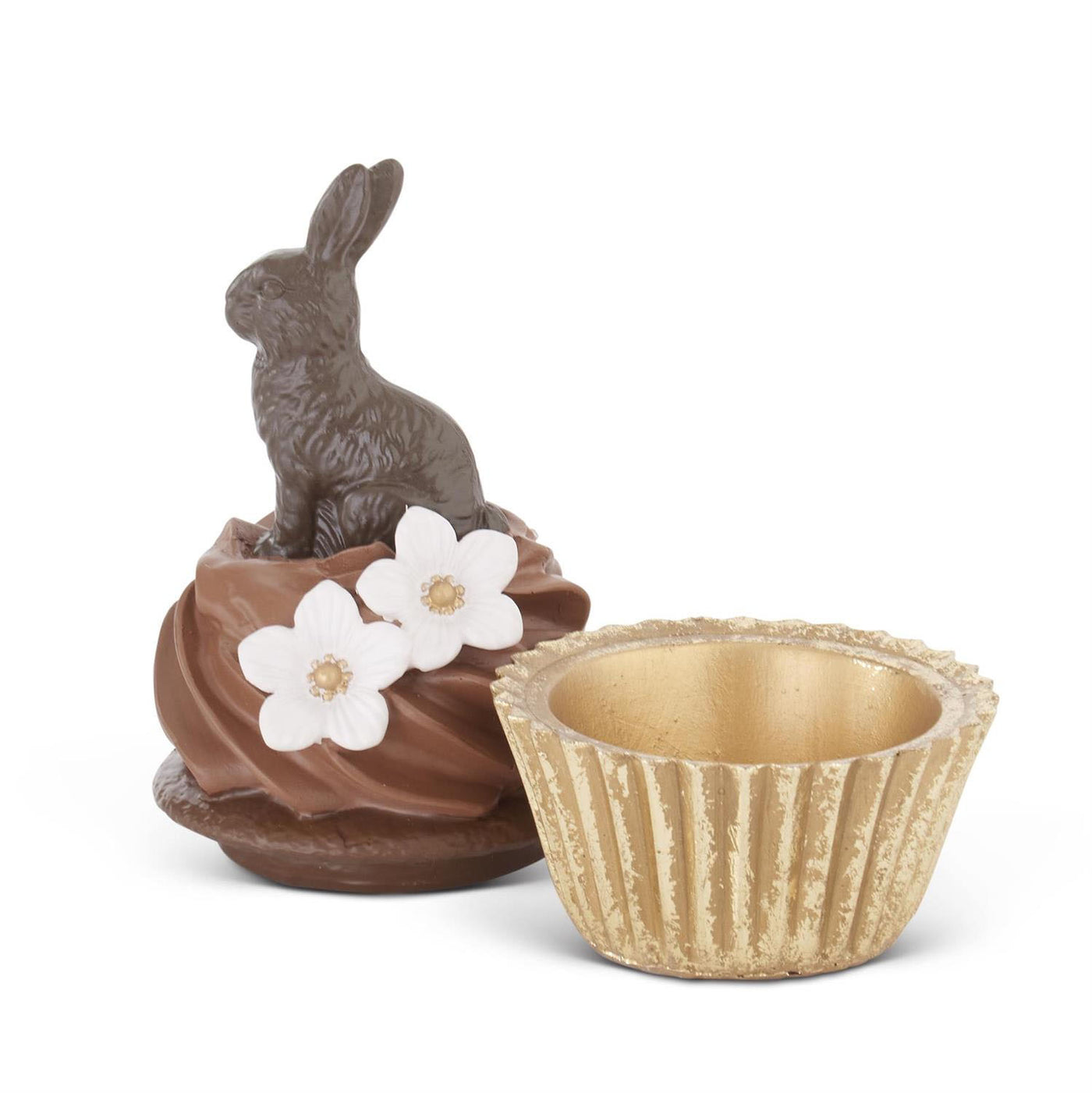 Chocolate Bunny on Cupcake Box