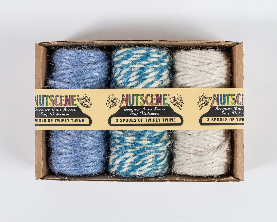 3 Pack of Mini Twirly Twines - Blue