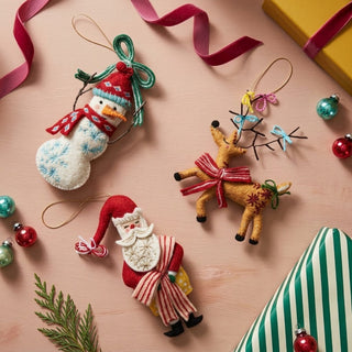 Handmade Felt Holiday Icon Ornament - Choose Style