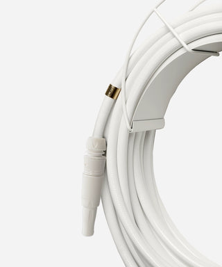 White Garden Hose with Nozzle Kit