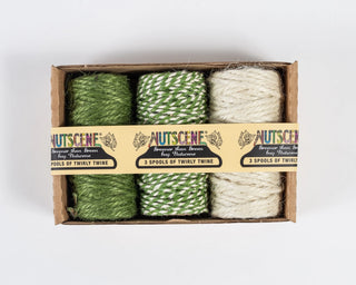 3 Pack of Mini Twirly Twines - Green
