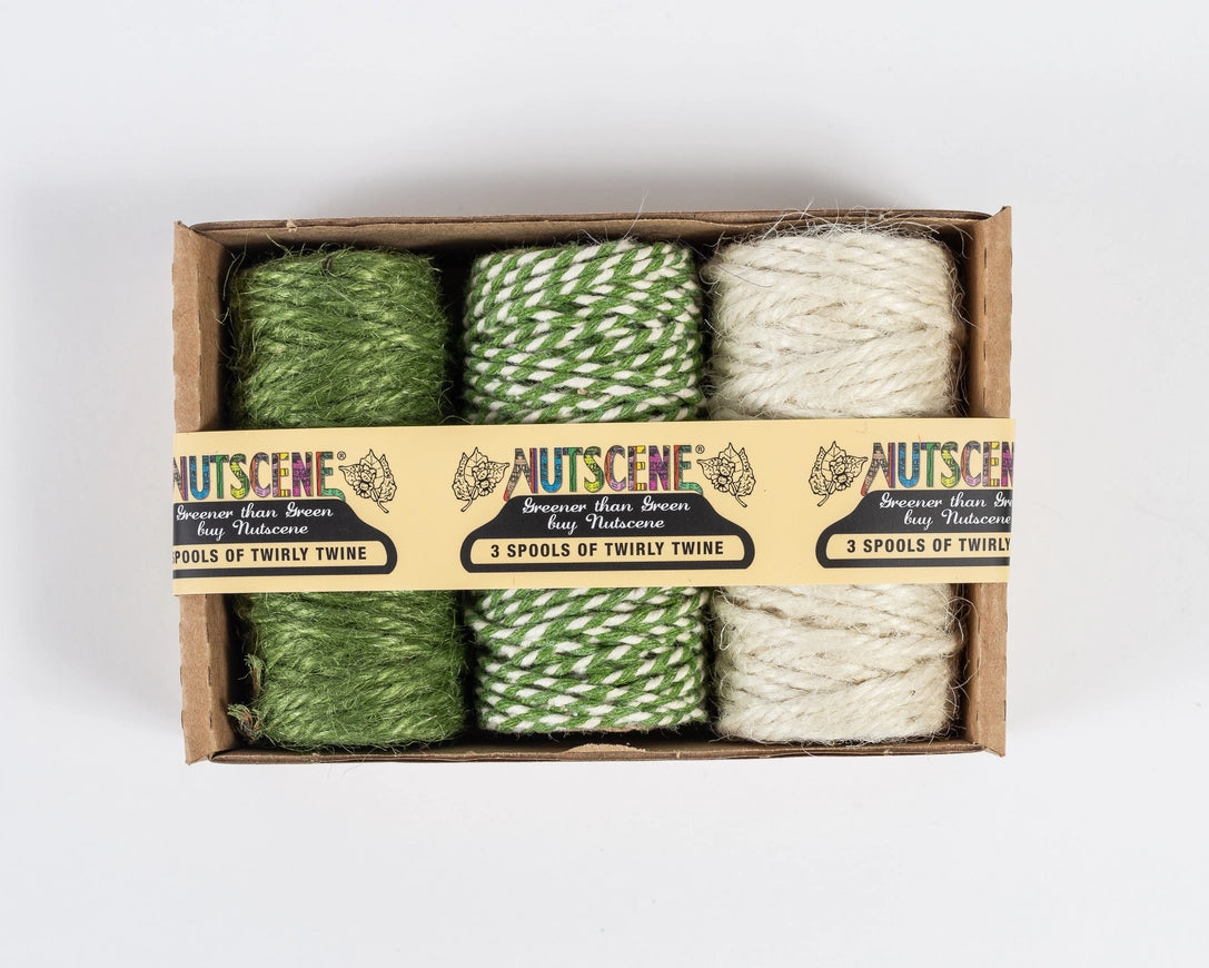 3 Pack of Mini Twirly Twines - Green