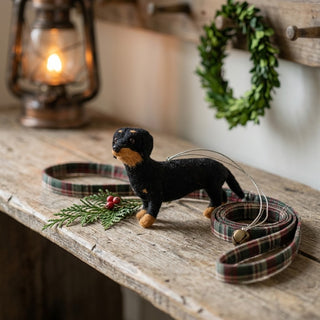 Black & Tan Dachshund Ornament
