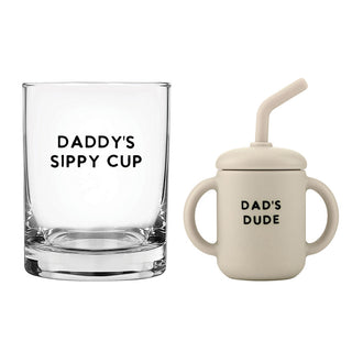 Dad and Dude Sippy Cup Set