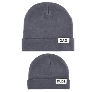Dad and Dude Beanie Set
