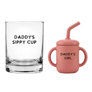 Dad and Daughter Sippy Cup Set