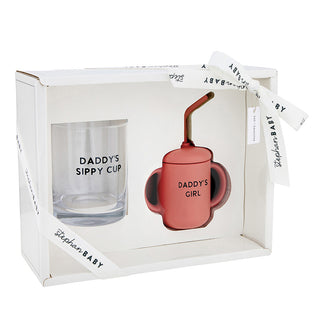 Dad and Daughter Sippy Cup Set