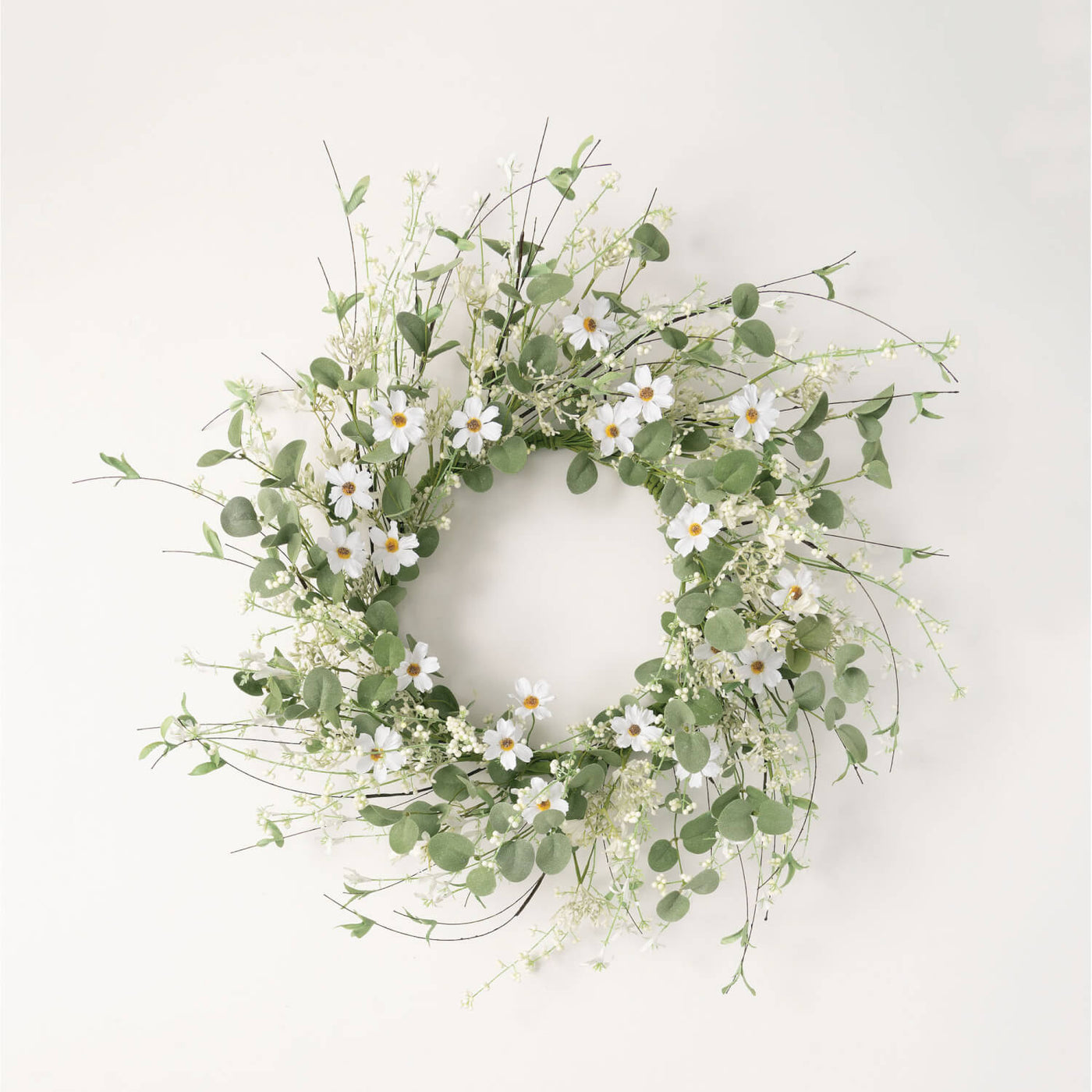 28" Wild Daisy Wreath