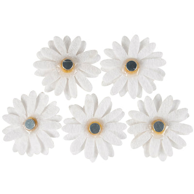 Set of 5 Daisy Magnets