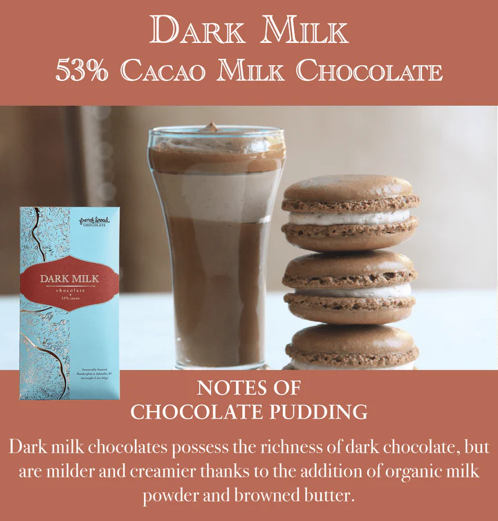 French Broad -Dark Milk Chocolate 53%