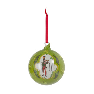 12 Days of Christmas Glass Ball Ornaments, Gift Boxed Set of 12