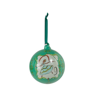 12 Days of Christmas Glass Ball Ornaments, Gift Boxed Set of 12