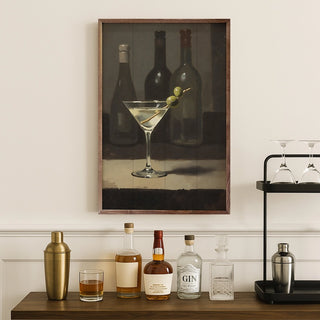 Martini Wall Decor - Choose Size