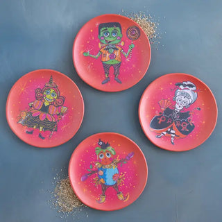 Glitterville Halloween Plate - Choose Style