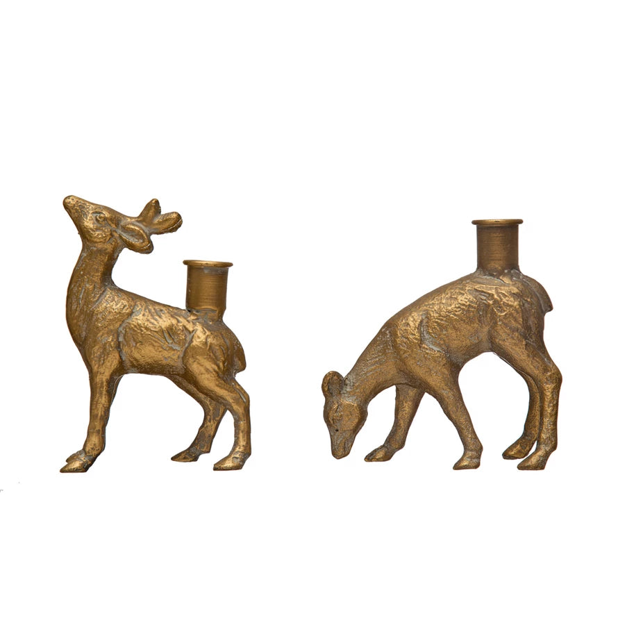 The Deer Pair Candle Holders