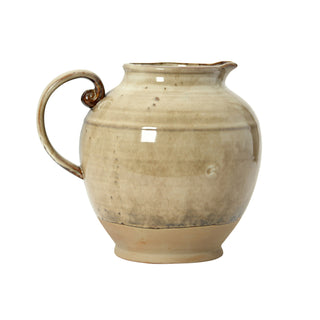 Stoneware Reactive Glaze Pitcher