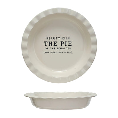 Stoneware Pie DIsh