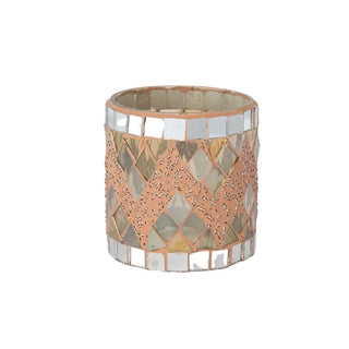 Glass Mosaic Tealight Votive Holder - Choose Style