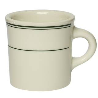 The Diner Collection - HL Greenband 8.75oz Diner Mug