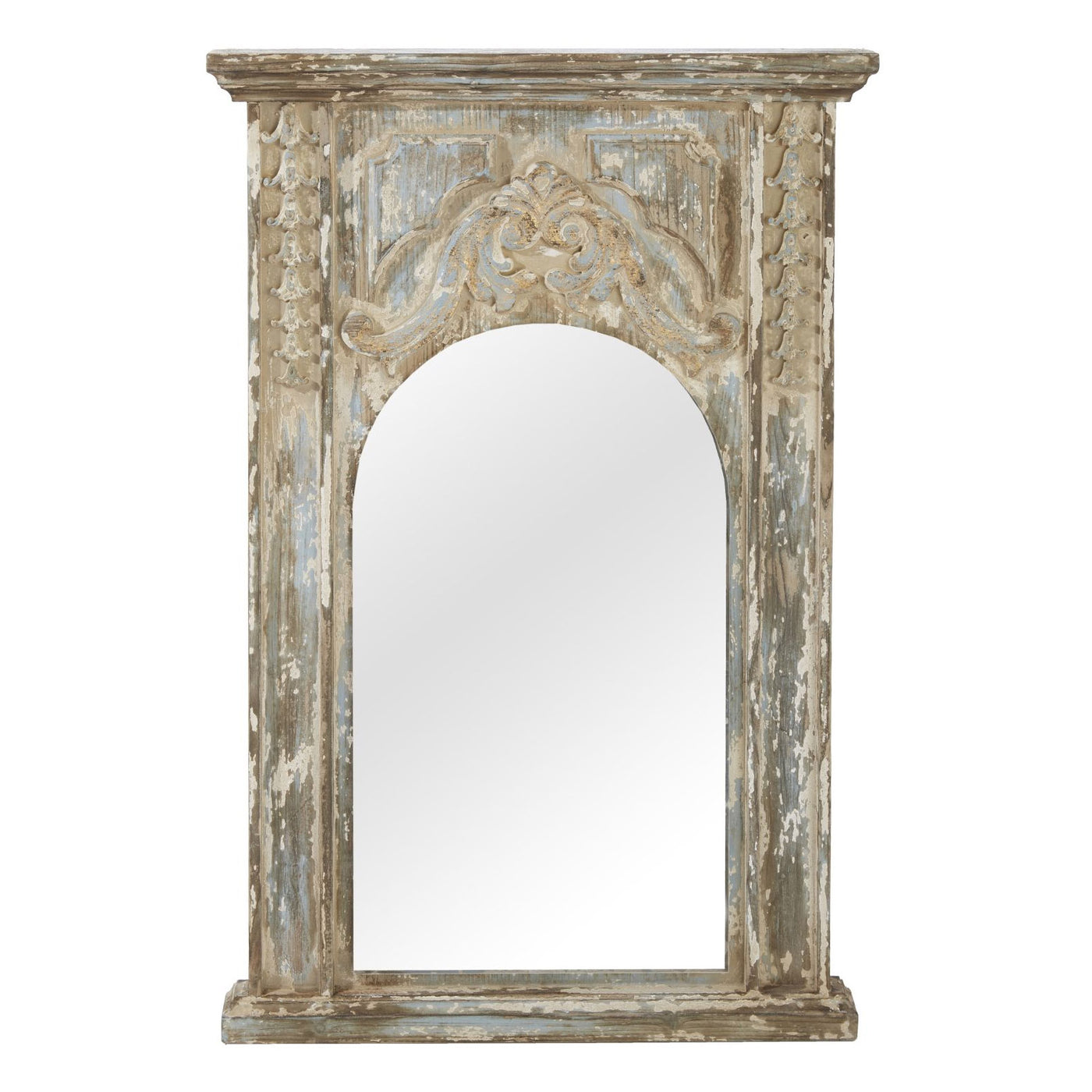 42" Curtis Weathered Wall Mirror