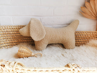 Dachshund Dog Plush Throw Pillow - Choose From 5 Different Colors