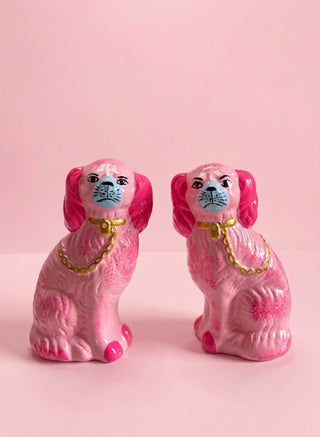 Cody Foster Neon Pink Staffordshire Dogs - Choose Style