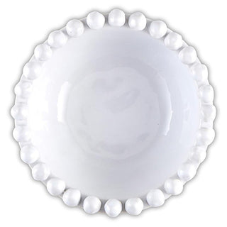 White Dotted Edge Bowl