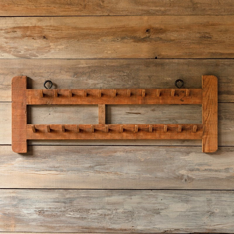 Wooden Double Yoke Hanger Display Rack – Cotton & Crete