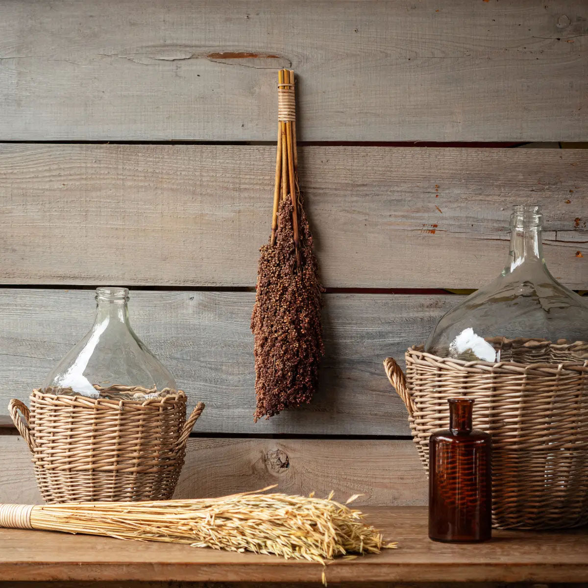 Dried Broom Corn Bunch