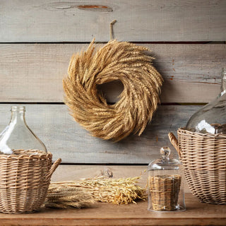 Dried Wheat Wreath