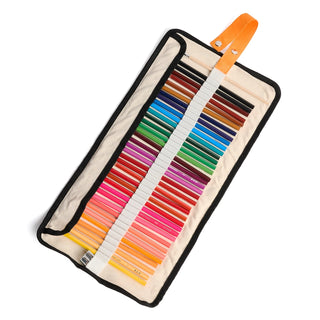 Watercolor Pencils in Rollup Canvas Case