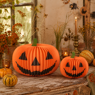 Jack O'Lantern Paper Decor Set