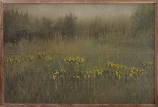 Yellow Flower Field Wall Decor - Choose Your SIze
