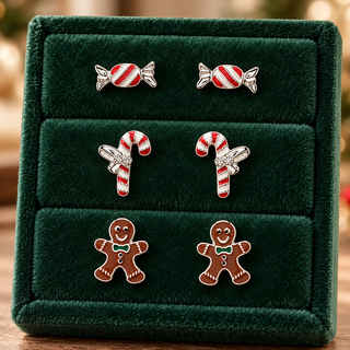 Holiday Stud Earrings - Choose Style