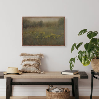 Yellow Flower Field Wall Decor - Choose Your SIze