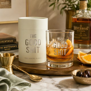The Good Shit Rocks Glass